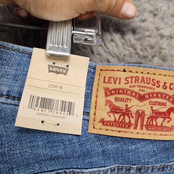 Levi's Jeans Womens 20W Blue 711 Skinny Stretch Mid Rise *NWT* - Picture 10 of 15